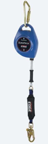 30' Leading Edge w/7/32" Galv Cable SRL w/Steel Swivel Snap Hook