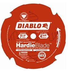 FD 7-1/4 in. x 4 Tooth (PCD) Fiber Cement HardieBlade