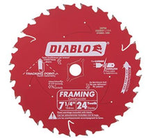 Hoja de sierra circular para enmarcar FD de 7-1/4 pulg. y 24 dientes