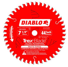 FD 7-1/4 in. x 44 Tooth Trex/Composite Material Circular Saw Blade