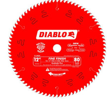 Hoja de sierra de acabado fino FD de 12 pulgadas x 80 dientes