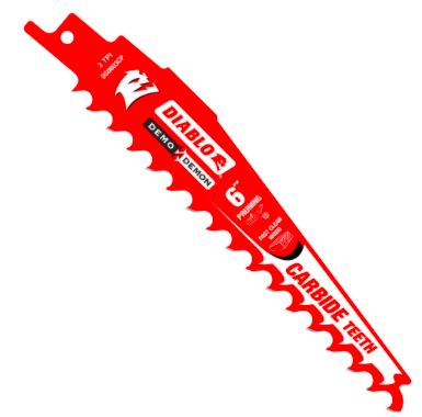FD 6 in. Carbide Pruning and Clean Wood Cutting Recip Saw Blade (3-Pack)