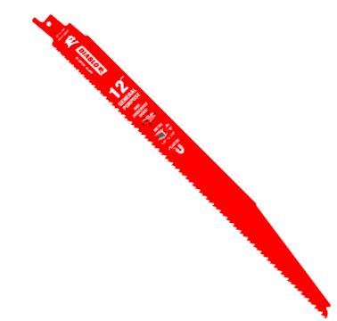 Hoja recíproca bimetálica FD de 12 pulgadas para madera, metal y plástico con clavos incrustados