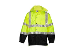 Chaqueta impermeable Storm Stopper Pro de Kishigo color lima, talla 2/3