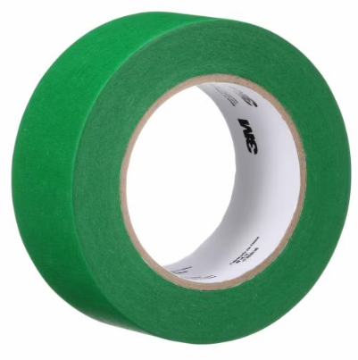 Cinta de enmascarar verde resistente a los rayos UV 3M™, 48 mm x 55 m