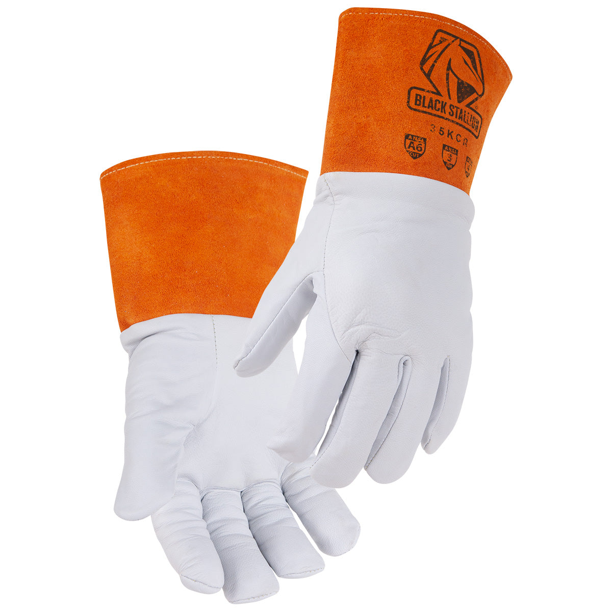 TOP GRAIN KIDSKIN A6 CUT RESISTANT TIG WELDING GLOVES, SMALL