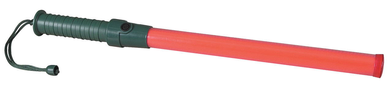 Bastón LED de control de tráfico de 12" con interruptor de 4 posiciones (luz fija/destello lento/destello rápido/apagado)