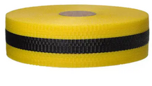Yellow/Black Woven Barricade Tape 2″ (50 mm) x 200 ft