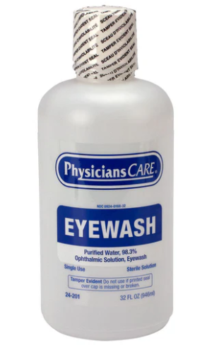 Botella para lavado de ojos de 32 oz