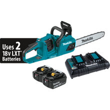 Motosierra Makita 18V x2 BL con kit de tuerca de barra