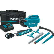 Kit de aspiradora portátil compacta de iones de litio LXT® de 18 V (1,5 Ah)