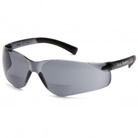 Pyramex 2.0 Reader Safety Glasses Shaded w/Rubber Tips