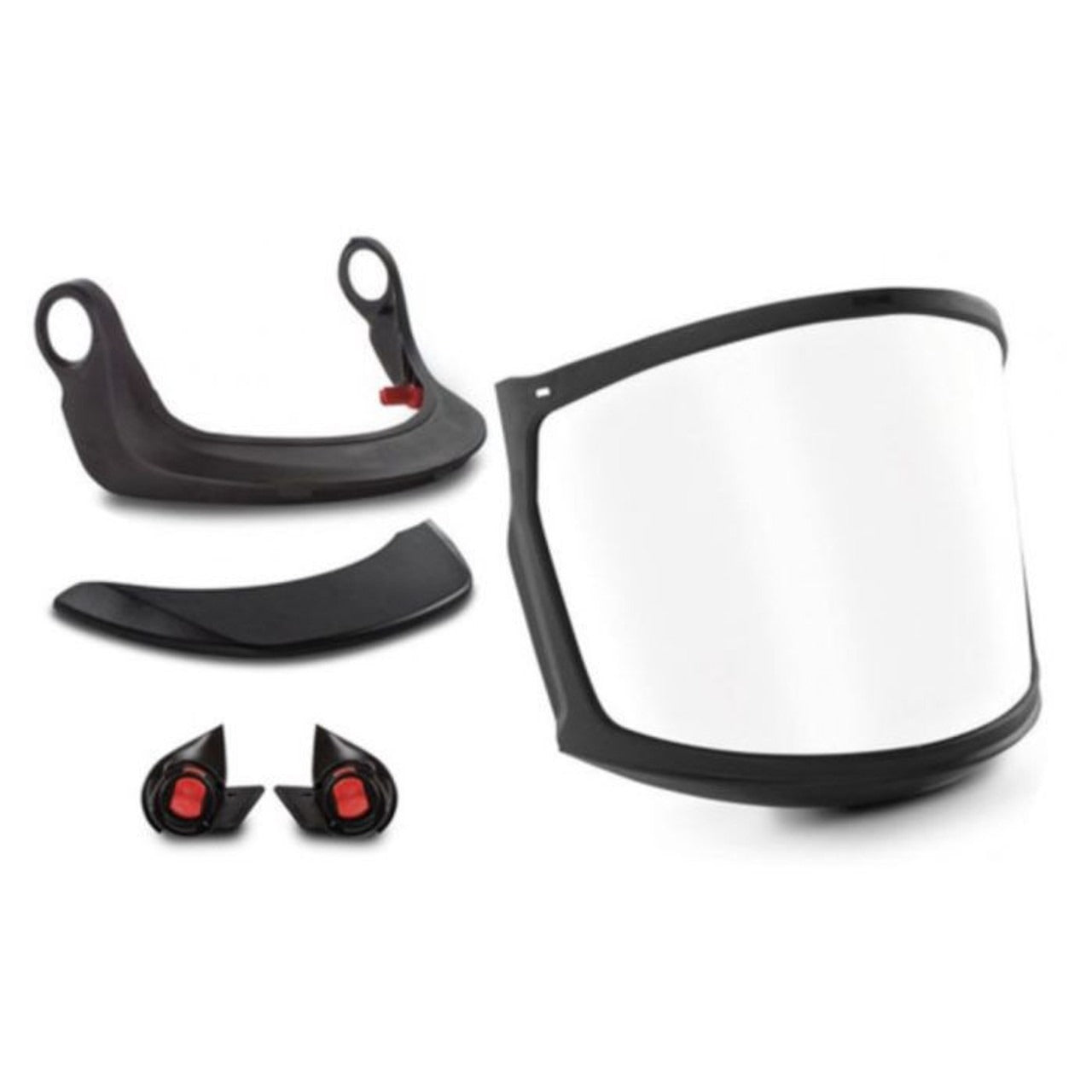 Kit de visera Zen FF transparente (visera Zen FF WVI00008-500 + adaptadores WAC00009 + soporte WAC00010 + visera WVI000)