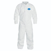 PermaGard II coverall with collar, elastic wrist and ankles, and zipper; XL