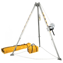 FT 8' Confined Space Tripod System with 60' Galvanized Steel Personnel Winch