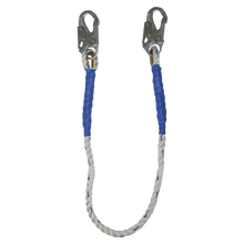 Falltech 3' Rope Restraint Lanyard, Fixed-length with Steel Snap Hooks