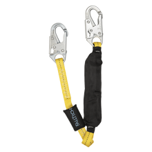 3' Soft Pack FT Basic Energy Absorbing Lanyard, Single-leg with Steel Snap Hooks