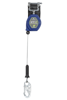 SRL-P personal de borde de ataque de 8' FT-X, clase 2, de una sola pierna con gancho de seguridad de acero