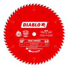 10 in. x 60 Tooth Fine Finish Saw Blade