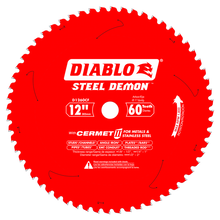 12" x 60-Teeth Steel Demon™ Cermet II Saw Blade for Medium Metal