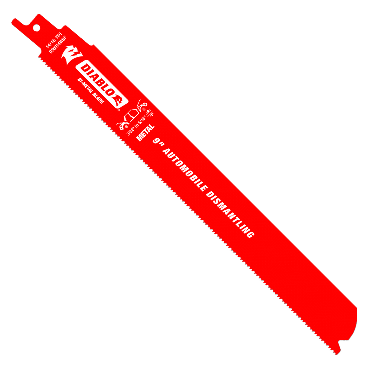 FD Steel Demon, 9" 14/18TPI