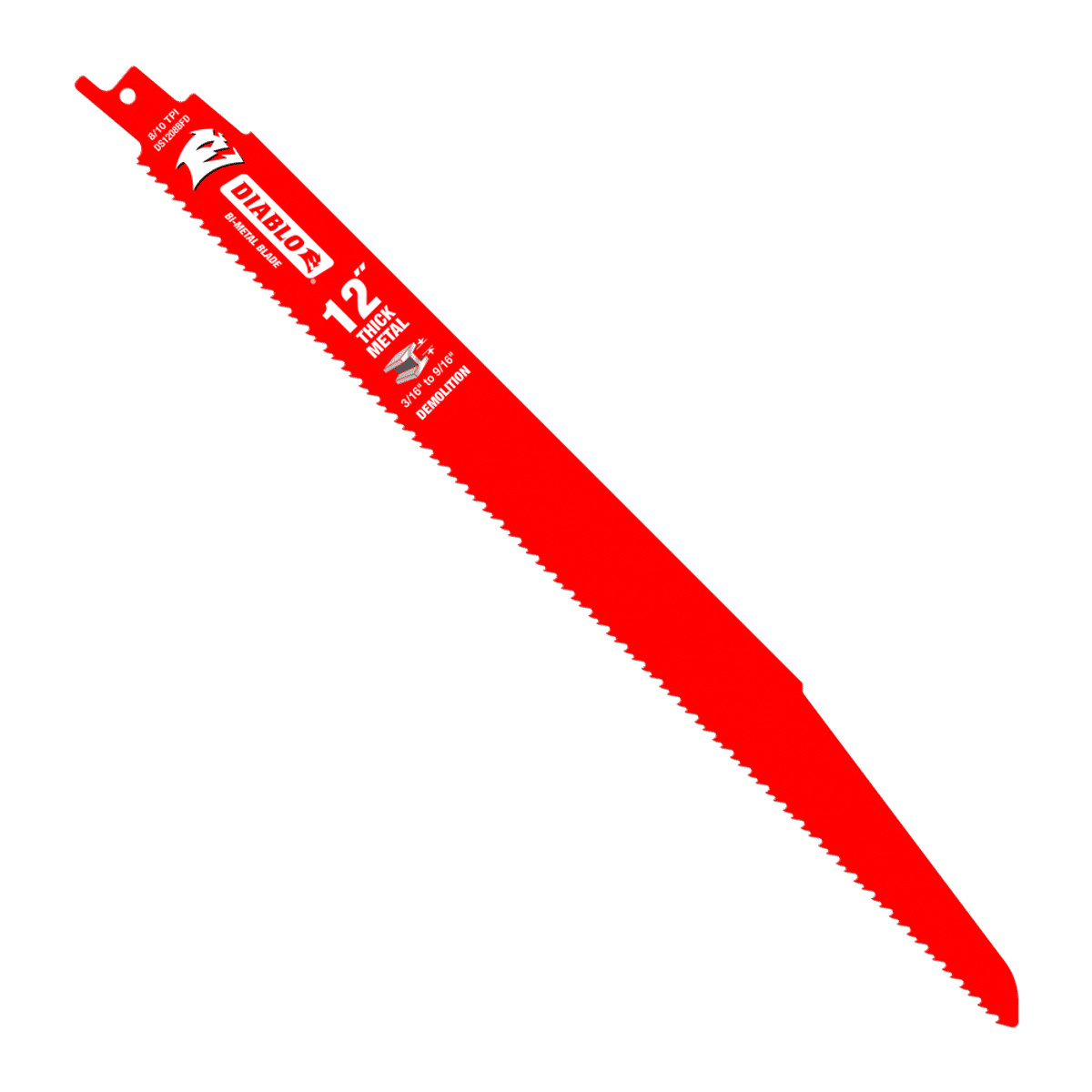 FD 12 in. 8/10 TPI Steel Demon Thick Metal Demolition Recip Blade (25-Pack)