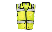 HIGH PERFORMANCE LIME SURVEYORS VEST 5X-LARGE