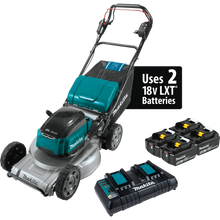 Cortadora de césped de aluminio LXT de 21" y 18 V x 2 SP (4) 5.0 Ah