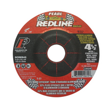 4-1/2 x 1/8 x 7/8 Aluminum Oxide Redline Max A.O. T27 Depressed Center Grinding Wheel 25/pk