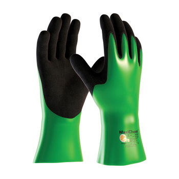 MaxiChem Nitrile Blend Coated Glove with Nylon / Elastane Liner and Non-Slip Grip