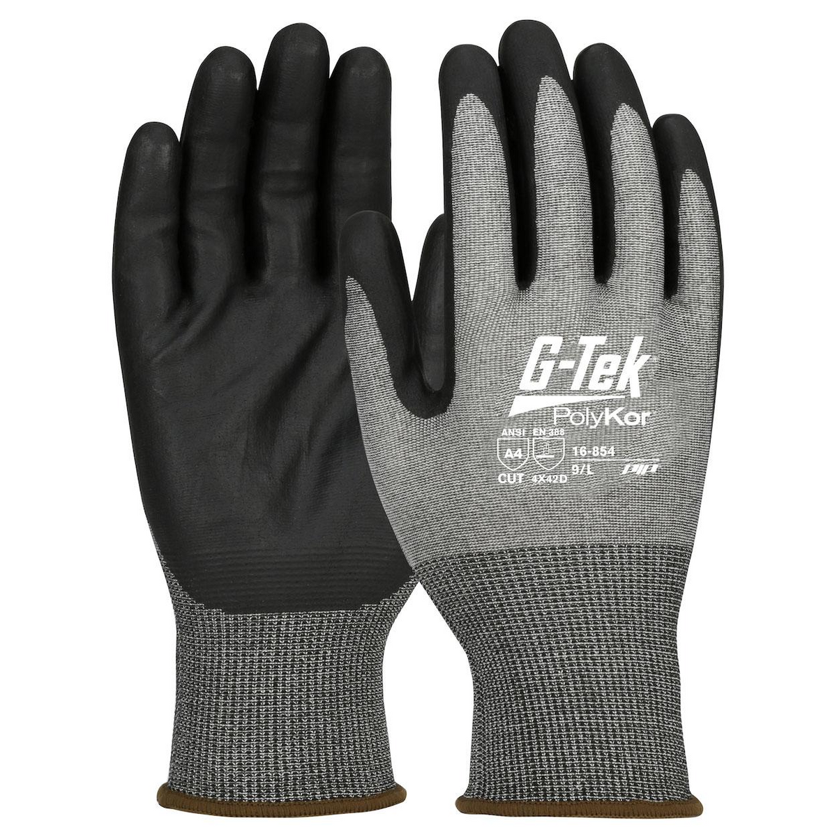 G-Tek PolyKor A4 18 Gauge Nitrle Coated Foam Grip Small