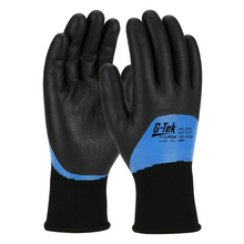 Seamless Knit PolyKor Blend Glove with Winter Liner; Double-Dipped Nitrile Foam Grip on Full Hand; Large