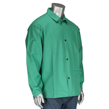 Chaqueta de soldador económica 100 % algodón con tratamiento FR - 30'' Lrg