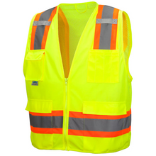 Type R - Class 2 Hi-Vis Lime Safety Vest; 2X