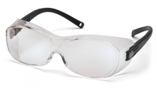 Pyramex Clear "Over the Glasses" H2X Anti-Fog Lens w/Black Temples