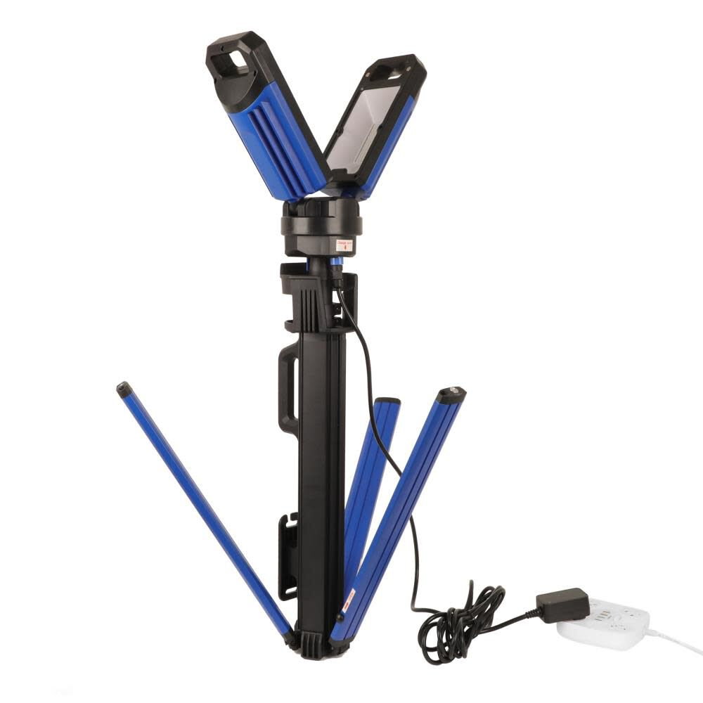 5,000 Lumen Rechargeable Dual Head LED Tripod Work Light