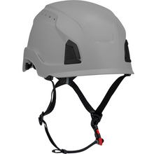 Casco de escalada industrial ventilado, gris, tipo II, sin Mips Traverse