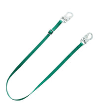 V-Series standard single-leg adjustable restraint lanyard, 6',36C small snaphooks