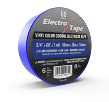 3/4" x 60' Blue Electrical Tape