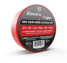 3/4" x 60' Red Electrical Tape