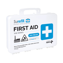 SUREFILL 50 ANSI 2021 B First Aid Kit – Weatherproof Plastic Case
