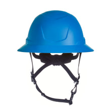 Casco de seguridad V-Gard H2® de ala completa, sin ventilación, azul