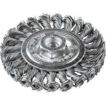 4" Knot Twist Wire Wheel, M10 x 1.25