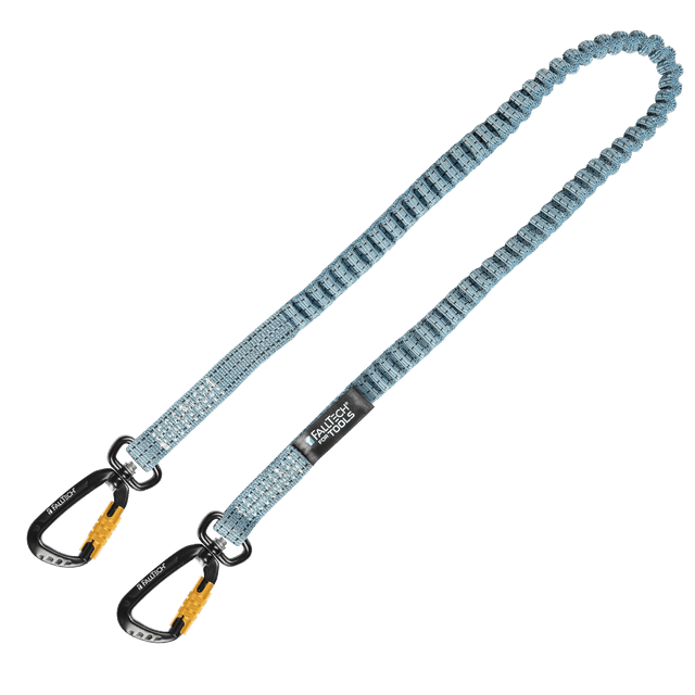 15 lb Premium Tool Tether with Dual Aluminum Swivel Carabiners, 1/pk