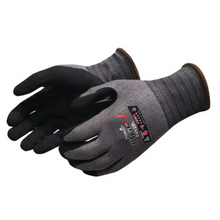 Ultra-U, ANSI A6 Black Sandy Nitrile Cut Resistant Gloves, Small