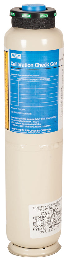 Calibration Cylinder, Gas, 34 L, Non-Reactive, (CH4)-1.45%, (CO)-60 PPM, (O2)-15%