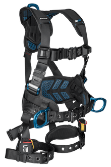 FT-One Fit 3D Construction Belted Women's Full Body Harness, Tongue Buckle Leg Adjustments, Large