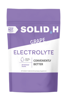 Solid Hydration Grape Electrolyte, 1bag of 20-4ct sachets