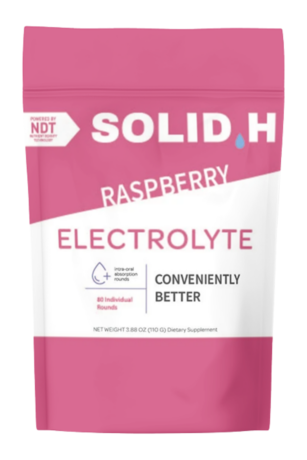 Solid Hydration Raspberry Electrolyte, 1bag of 20-4ct sachets – Torque ...