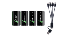 CR123 Zithion-X USB-C Ported Battery 4pk. rechargeable